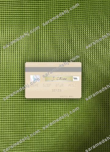 Laos Lao China Bank visa debit card photolook back